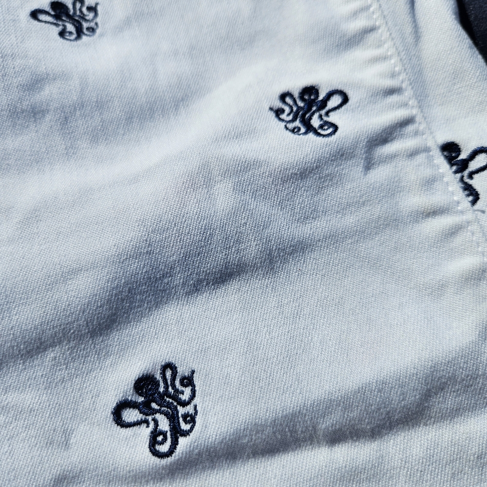 Lily Pulizer Navy Blue White Octopus  Jeans Sz 6